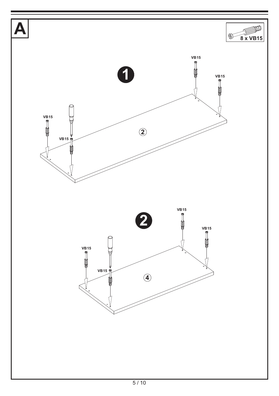 Livarno BENCH SET User Manual | Page 5 / 10