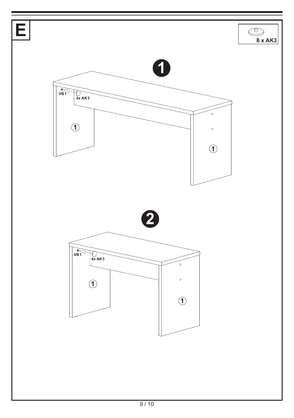 Livarno BENCH SET User Manual | Page 9 / 10