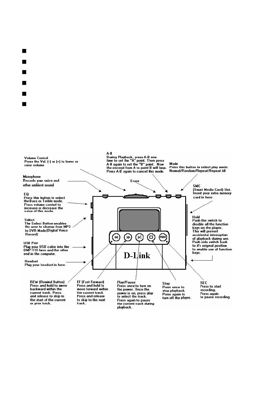 D-Link DMP-110 User Manual | Page 8 / 29