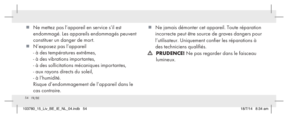 Livarno 103780-14-01 User Manual | Page 54 / 86