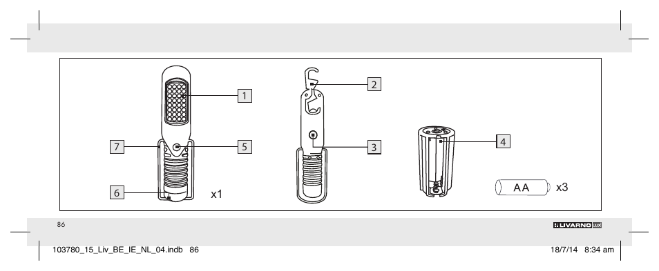 Livarno 103780-14-01 User Manual | Page 86 / 86