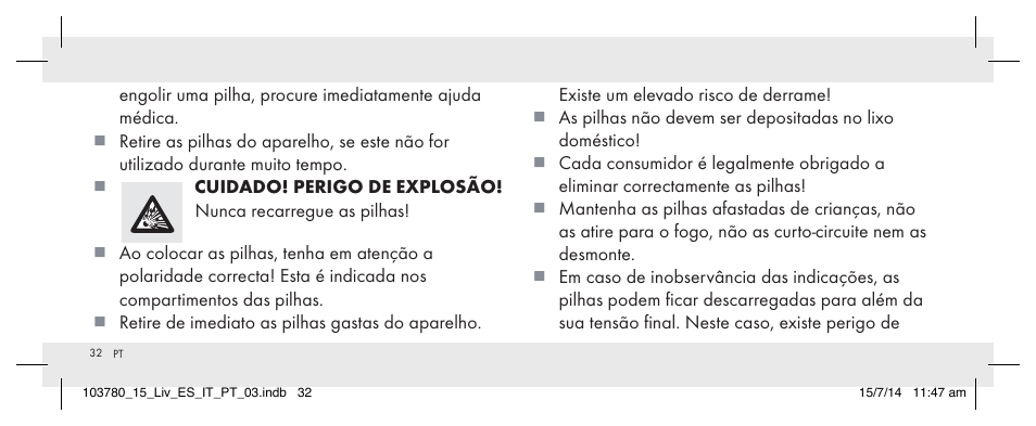 Livarno 103780-14-01 User Manual | Page 32 / 63