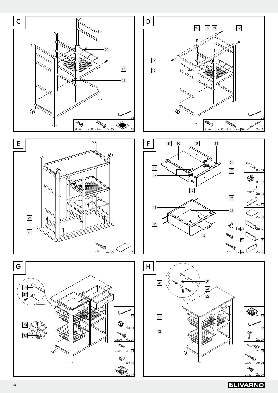 Livarno Z29705 User Manual | Page 14 / 15