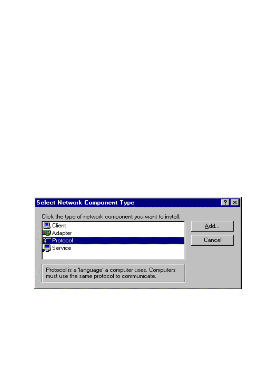 Appendix b tcp/ip configuration for windows 95/98, B.1 install tcp/ip protocol into your pc | D-Link DI-704P User Manual | Page 29 / 47