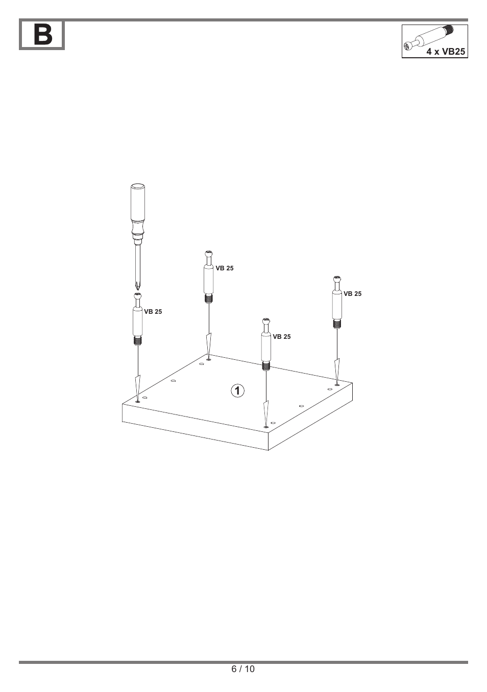 Livarno Magazine Rack / End Table User Manual | Page 6 / 10