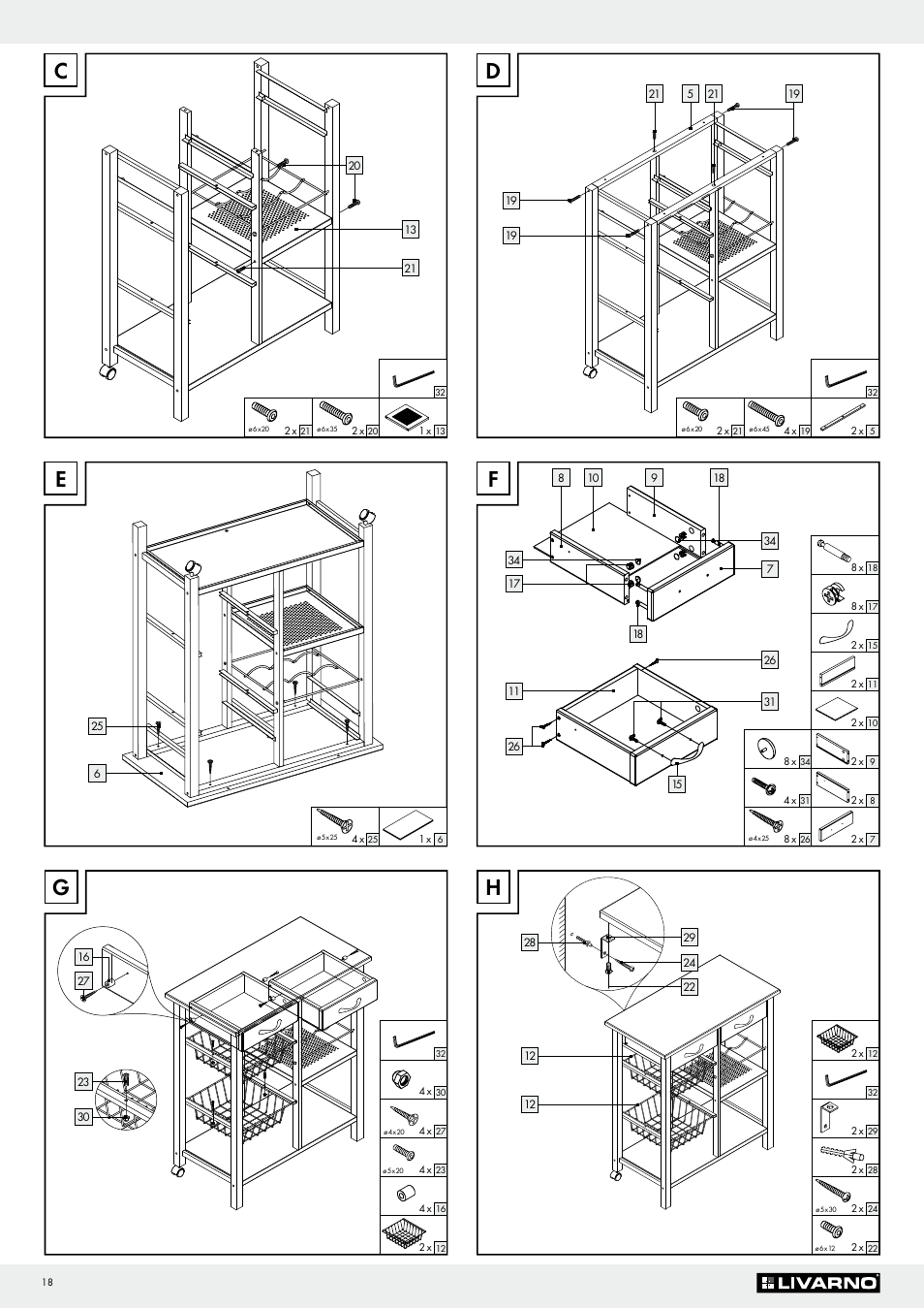 Livarno Z29705 User Manual | Page 18 / 19