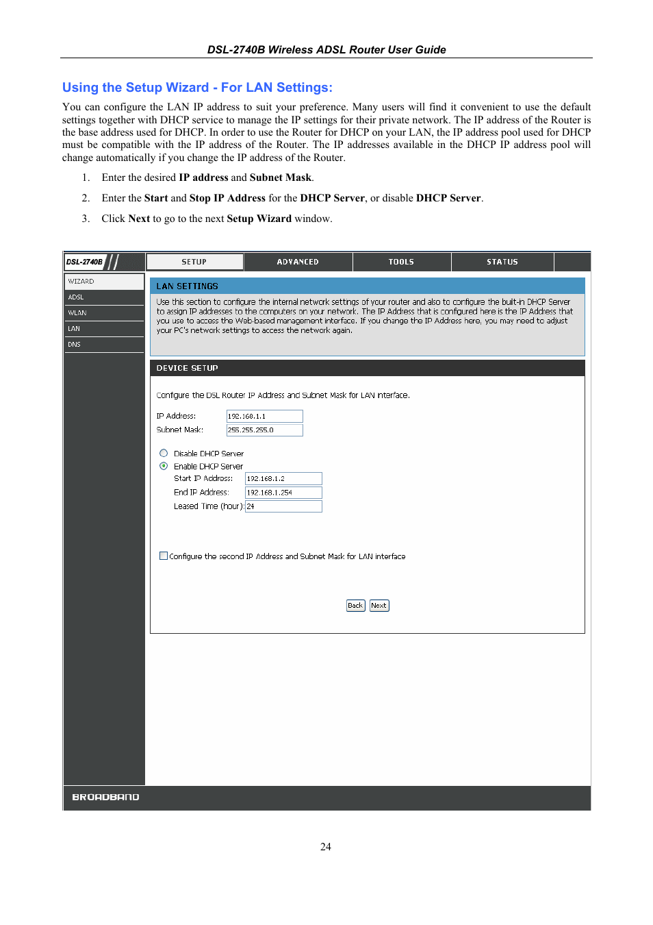 D-Link DSL 2740B User Manual | Page 34 / 115