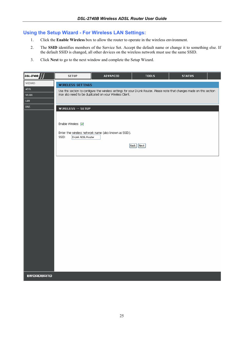 D-Link DSL 2740B User Manual | Page 35 / 115