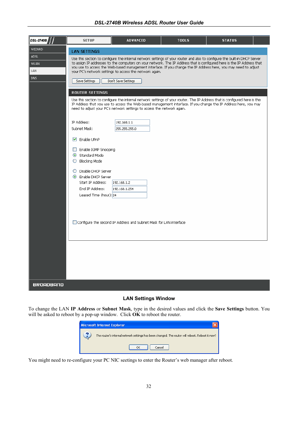 D-Link DSL 2740B User Manual | Page 42 / 115