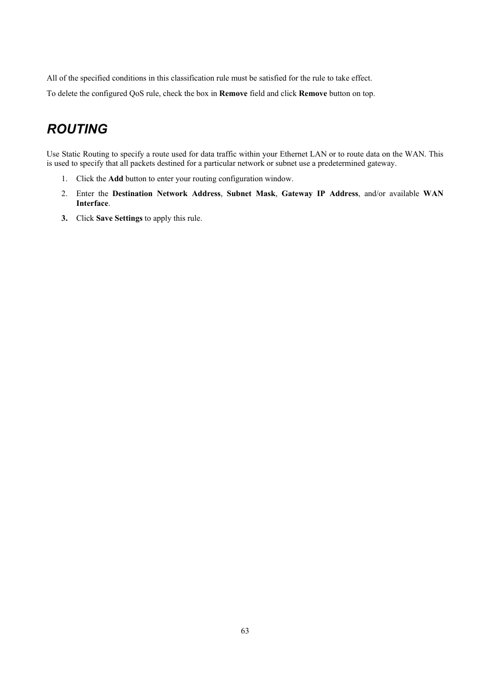 Routing | D-Link DSL 2740B User Manual | Page 73 / 115