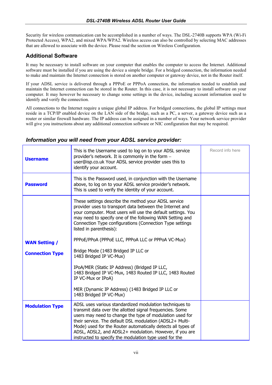D-Link DSL 2740B User Manual | Page 8 / 115