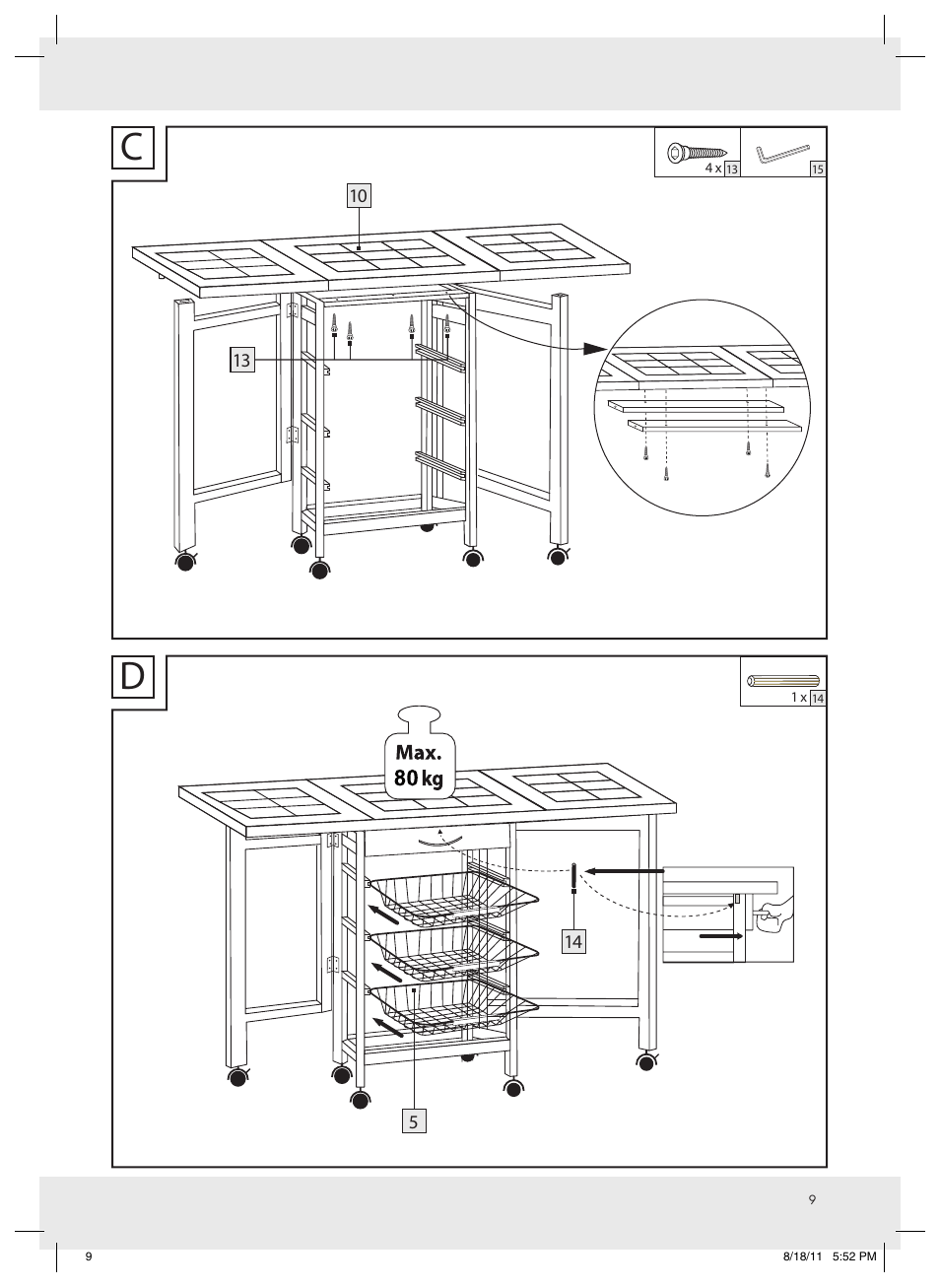 Livarno Z11086 User Manual | Page 9 / 9