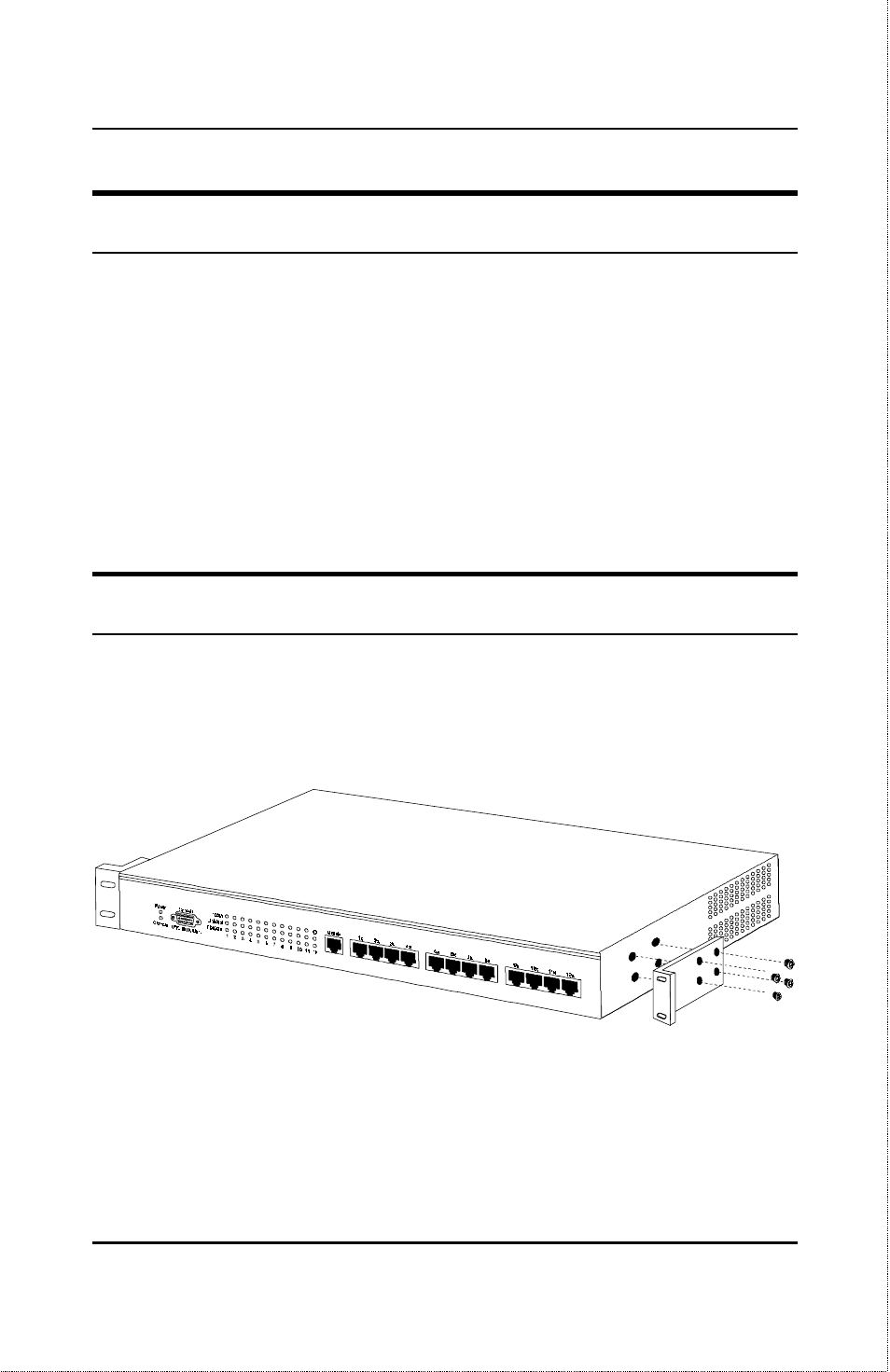 Setup, Rack installation | D-Link DES-1012 User Manual | Page 16 / 47