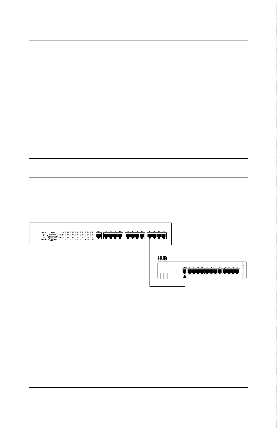 Hub to switch, 10base-t hub | D-Link DES-1012 User Manual | Page 24 / 47