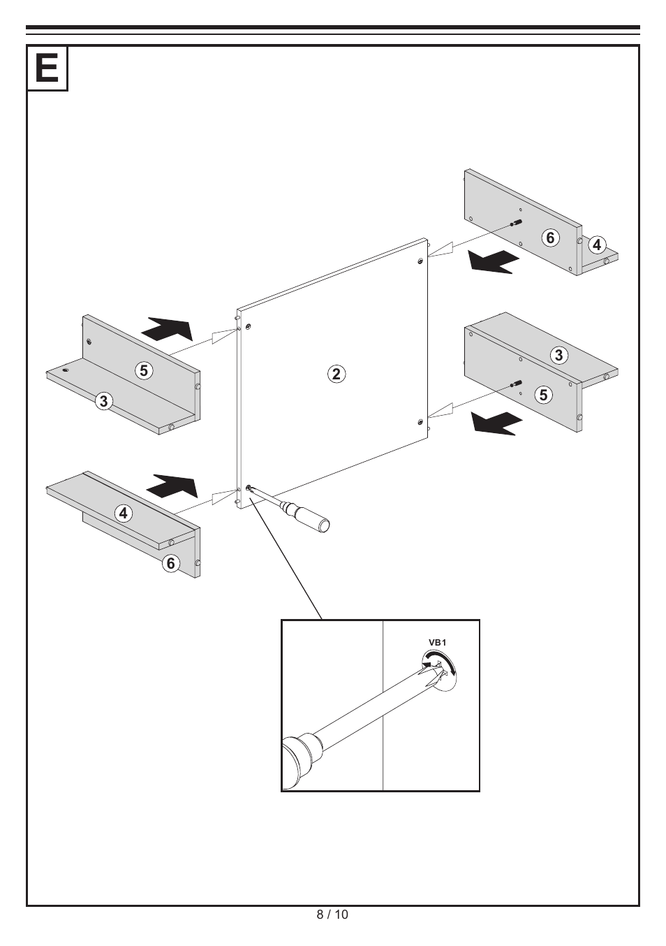 Livarno COFFEE TABLE User Manual | Page 8 / 10