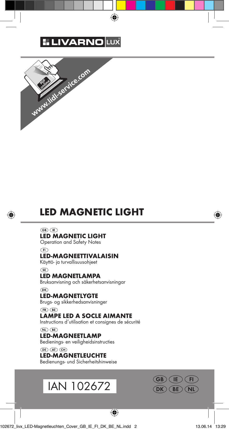 Livarno 102672-14-01/102672-14-02/ 102672-14-03 User Manual | 40 pages