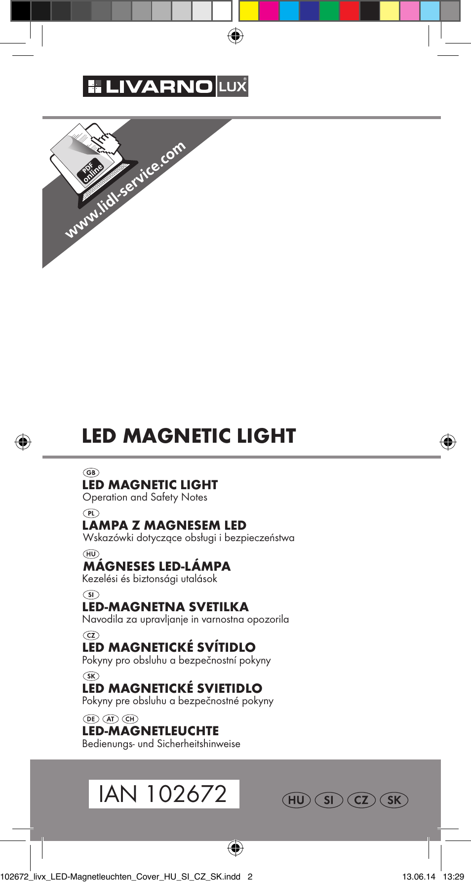 Livarno 102672-14-01/102672-14-02/ 102672-14-03 User Manual | 40 pages