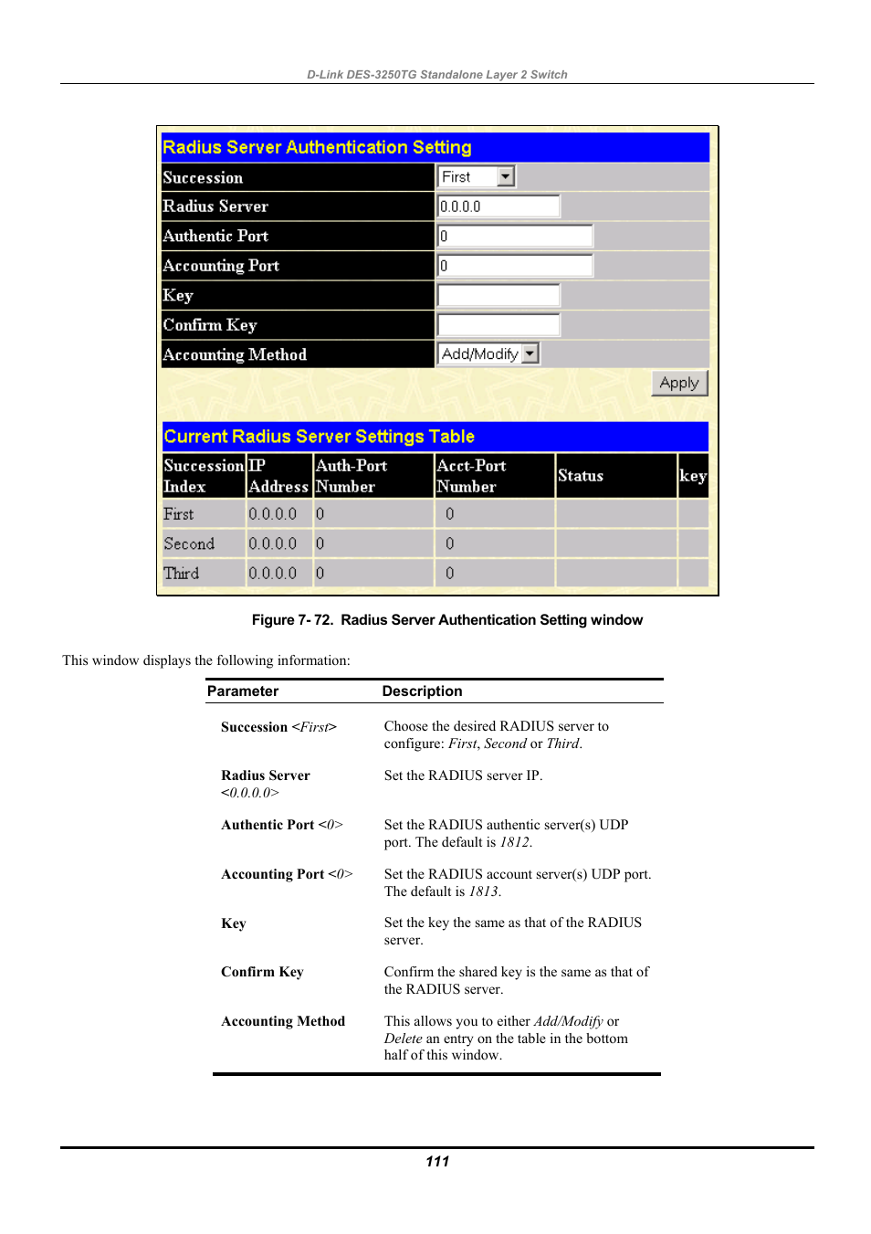 D-Link DES-3250TG User Manual | Page 121 / 186