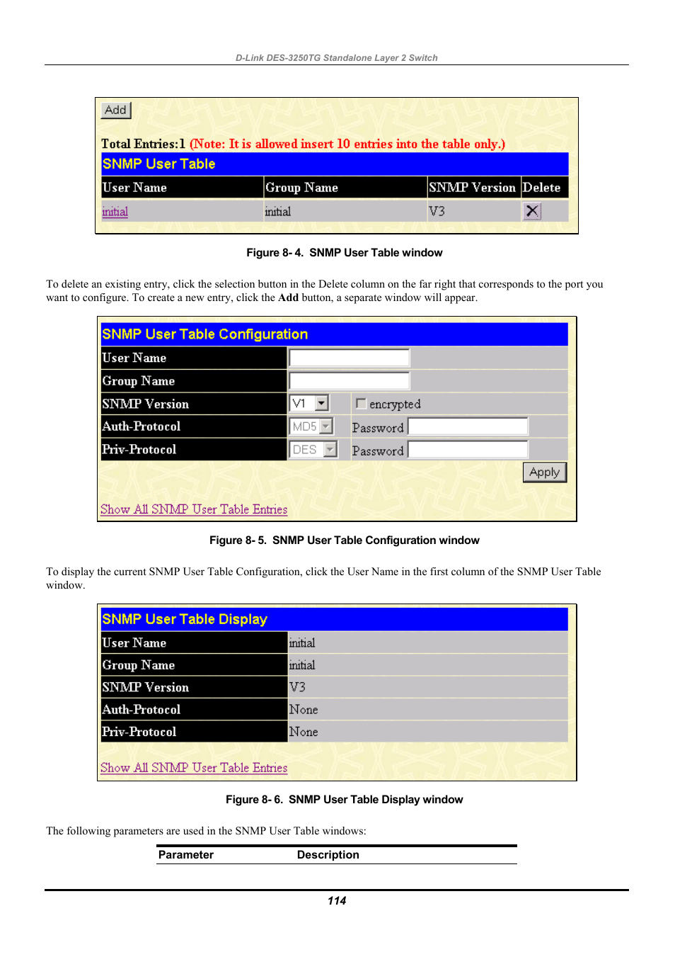 D-Link DES-3250TG User Manual | Page 124 / 186