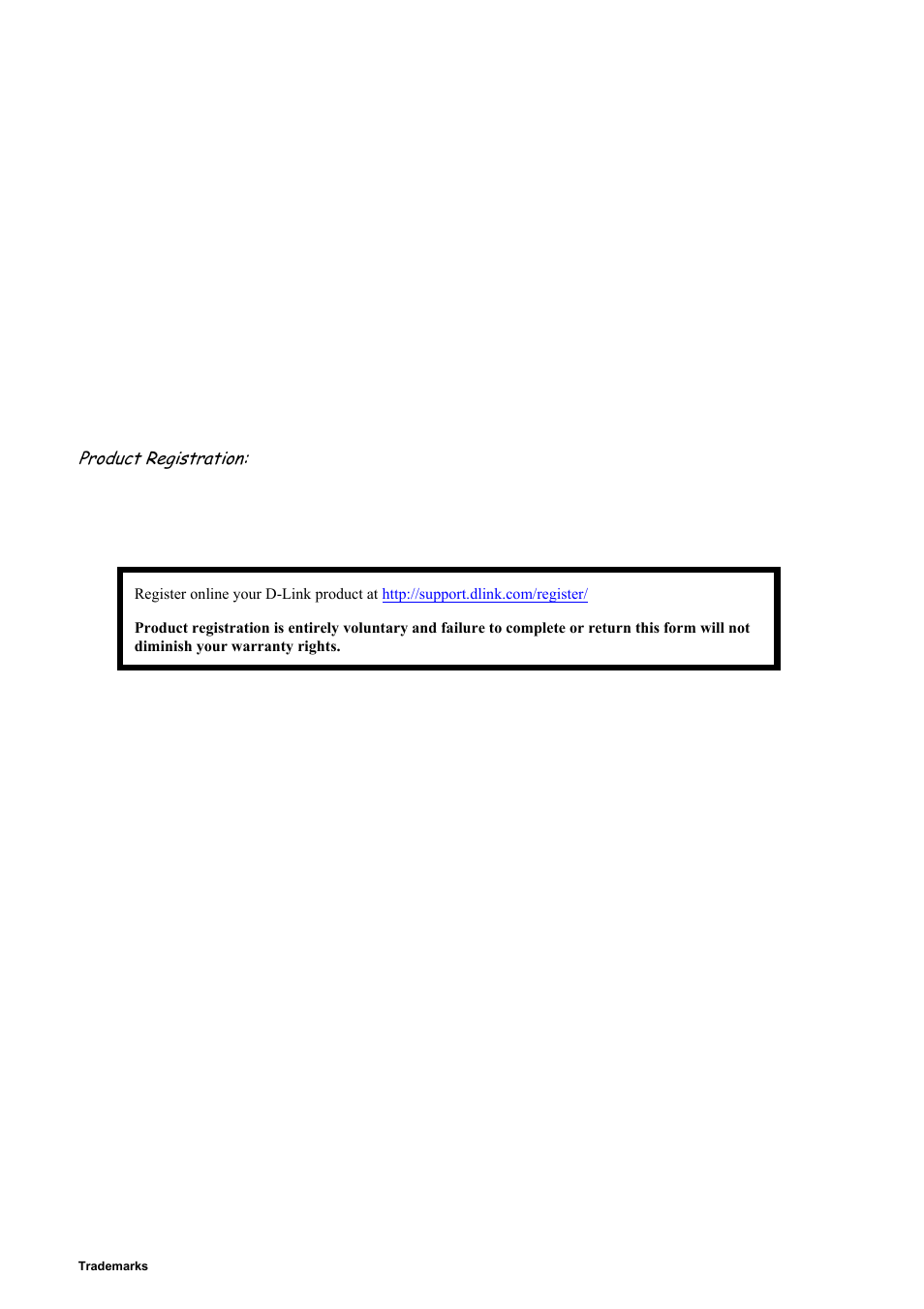 Product registration | D-Link DES-3250TG User Manual | Page 177 / 186