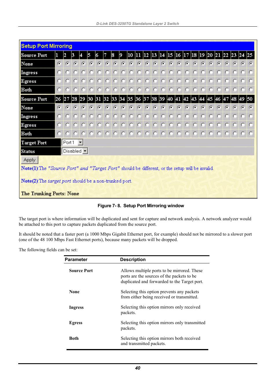 D-Link DES-3250TG User Manual | Page 50 / 186