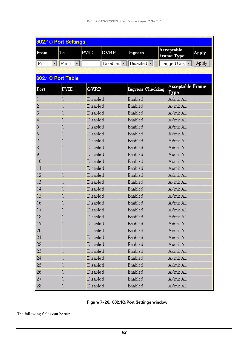 D-Link DES-3250TG User Manual | Page 72 / 186