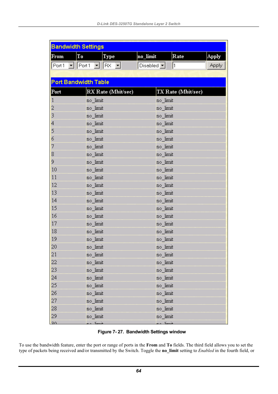 D-Link DES-3250TG User Manual | Page 74 / 186