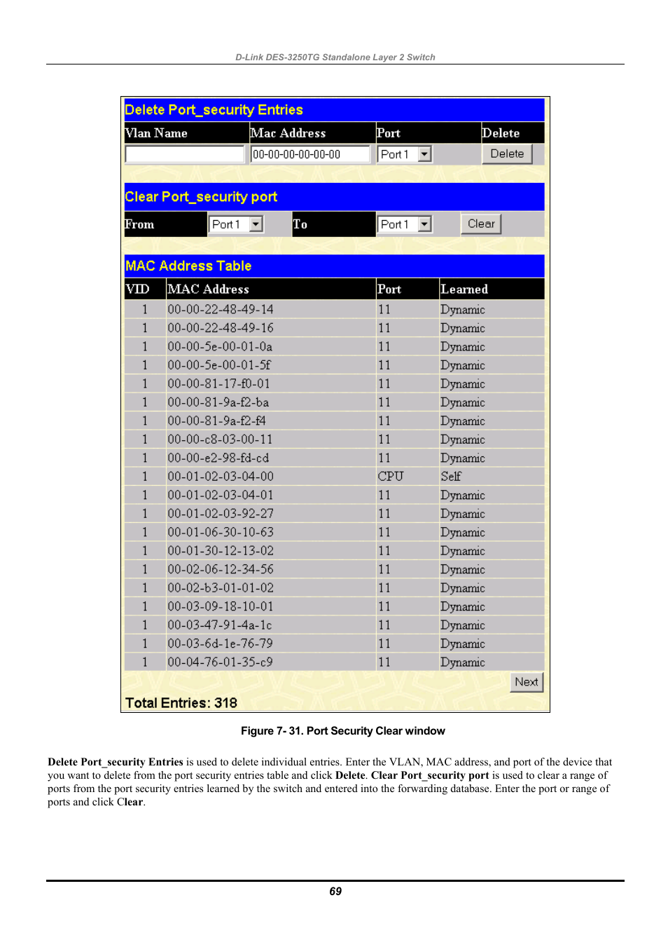 D-Link DES-3250TG User Manual | Page 79 / 186