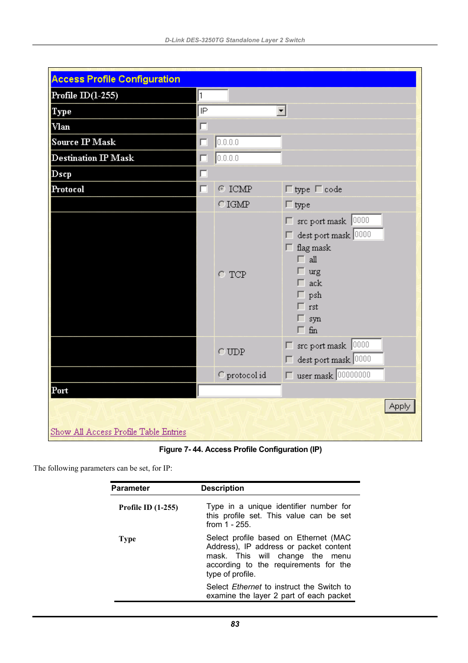 D-Link DES-3250TG User Manual | Page 93 / 186