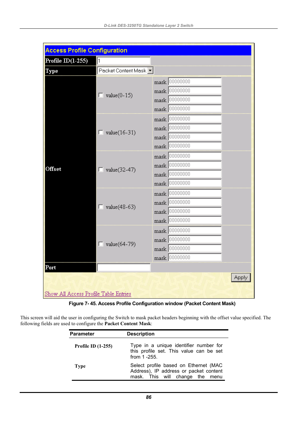 D-Link DES-3250TG User Manual | Page 96 / 186