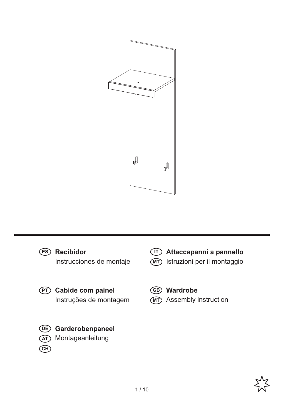 Livarno COAT RAIL User Manual | 10 pages