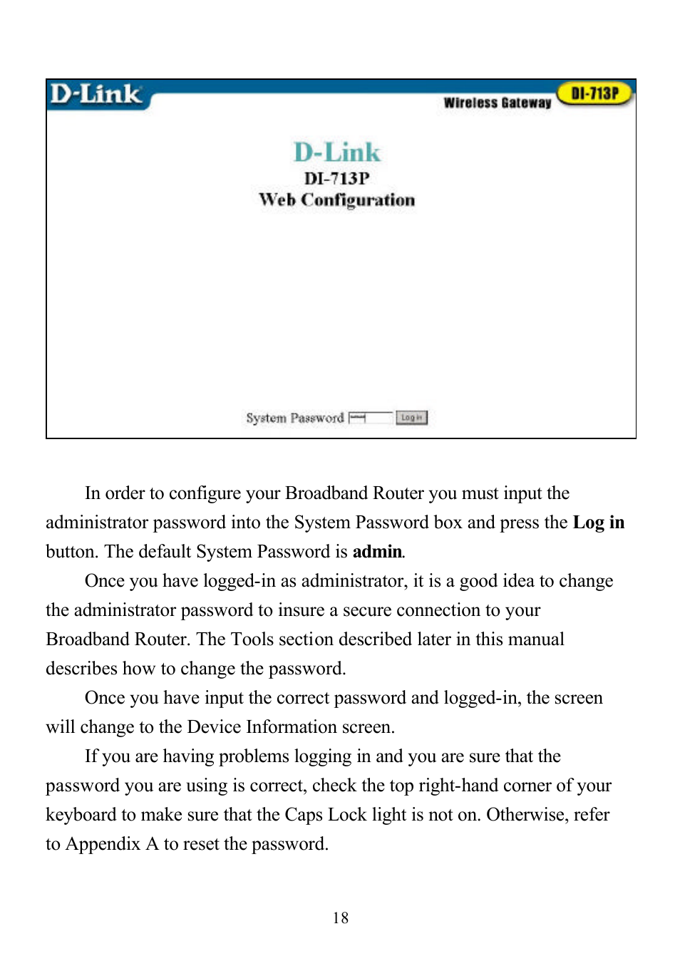 D-Link DI-713P User Manual | Page 18 / 80
