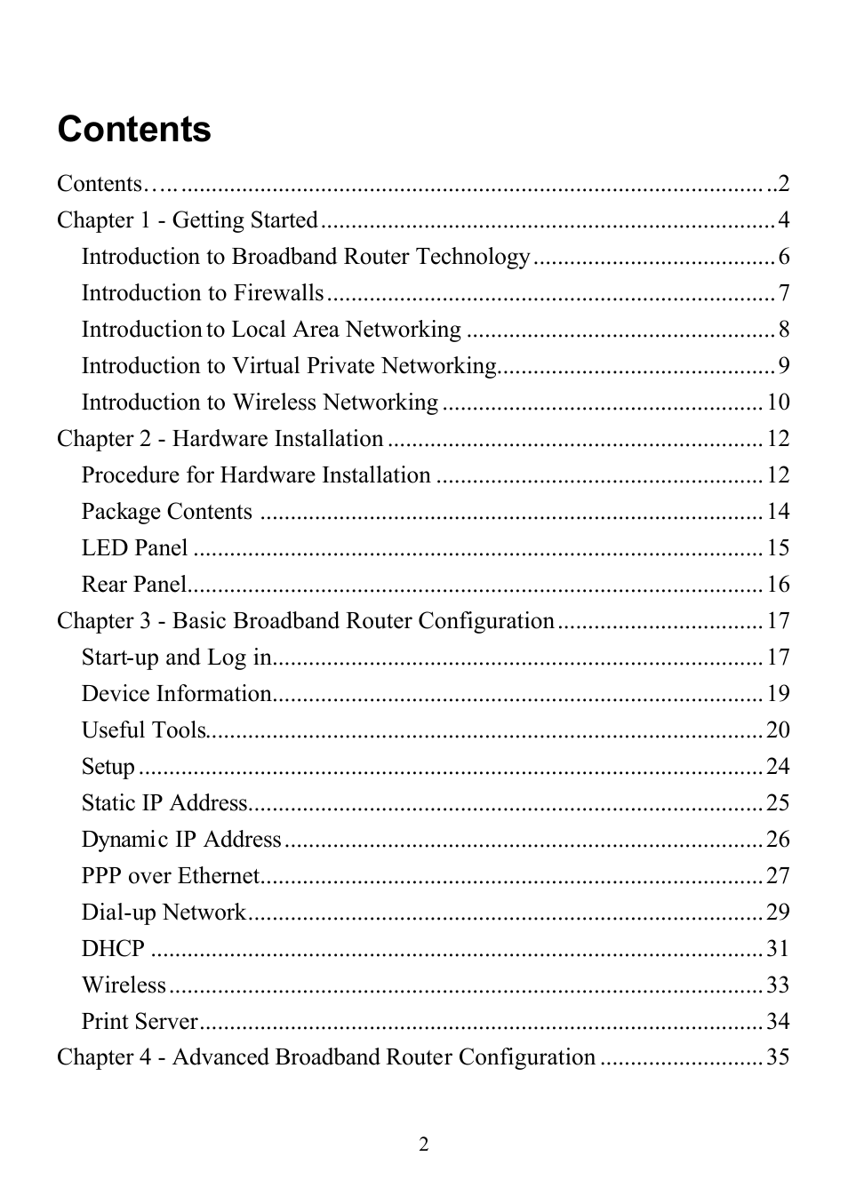 D-Link DI-713P User Manual | Page 2 / 80