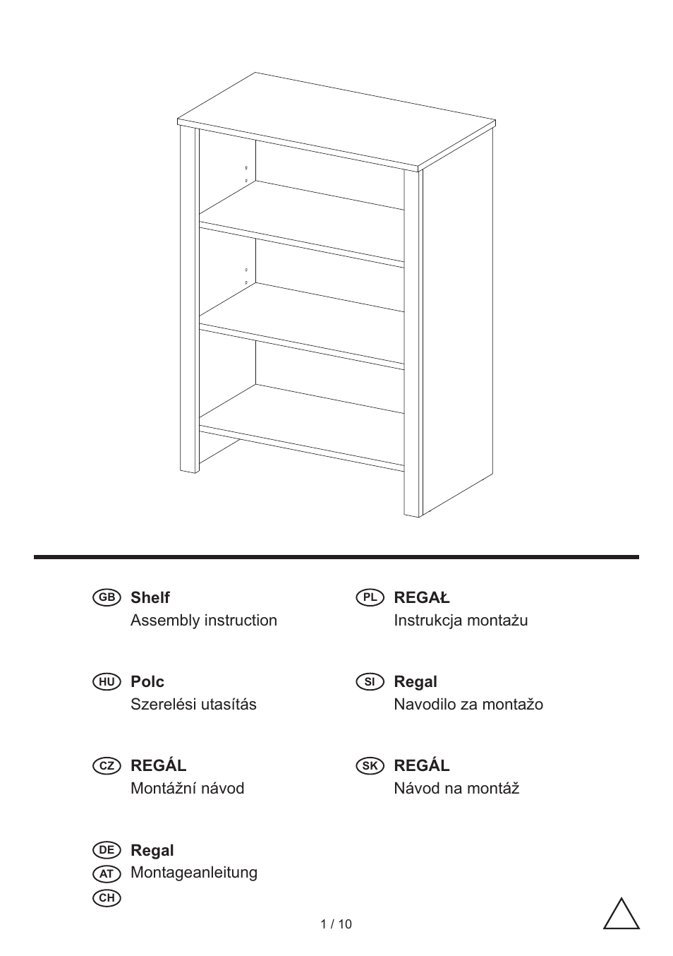 Livarno SHELVING UNIT User Manual | 10 pages