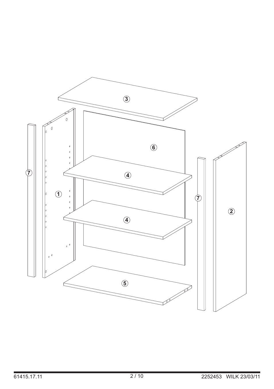 Livarno SHELVING UNIT User Manual | Page 2 / 10