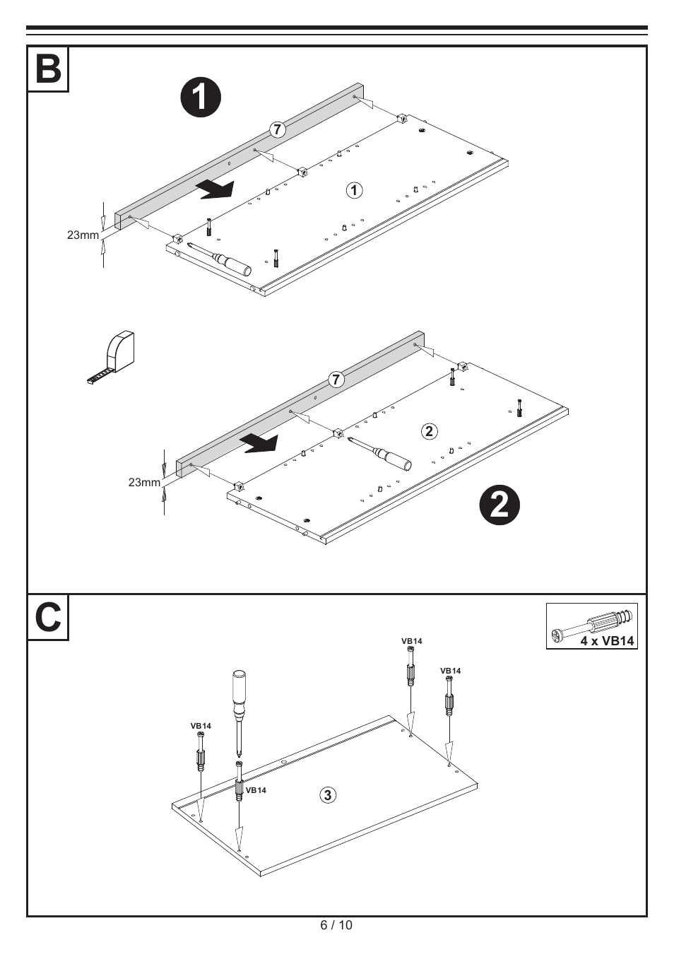 Livarno SHELVING UNIT User Manual | Page 6 / 10