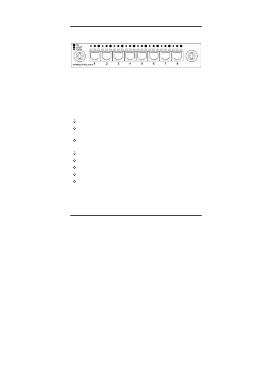 Des-128 8 ports 10/100base-tx module, Des-128 8, Ports | 10/100b, Tx m, Odule | D-Link DES-1200M User Manual | Page 10 / 48
