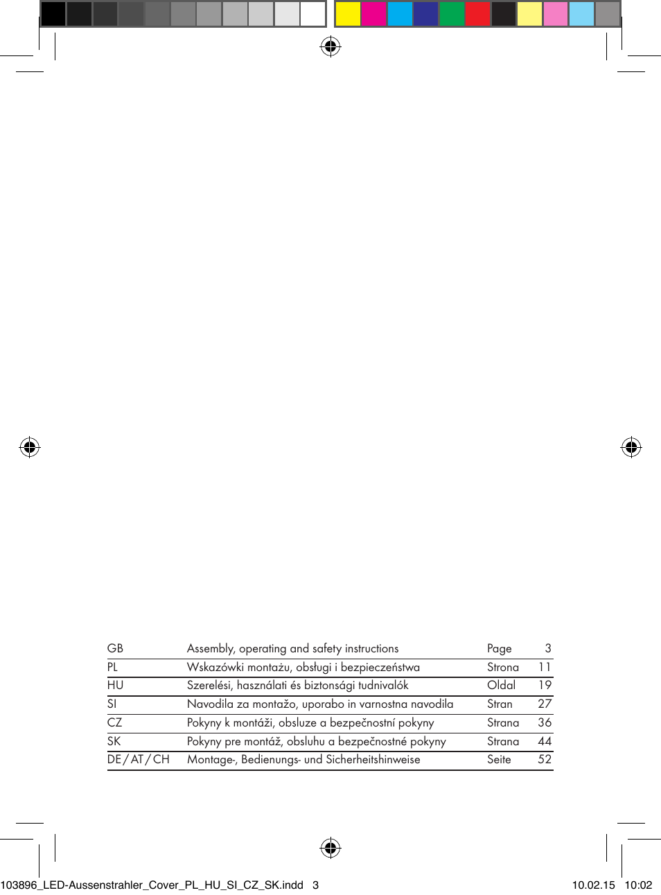 Livarno Z31710A, Z31710B User Manual | Page 2 / 63