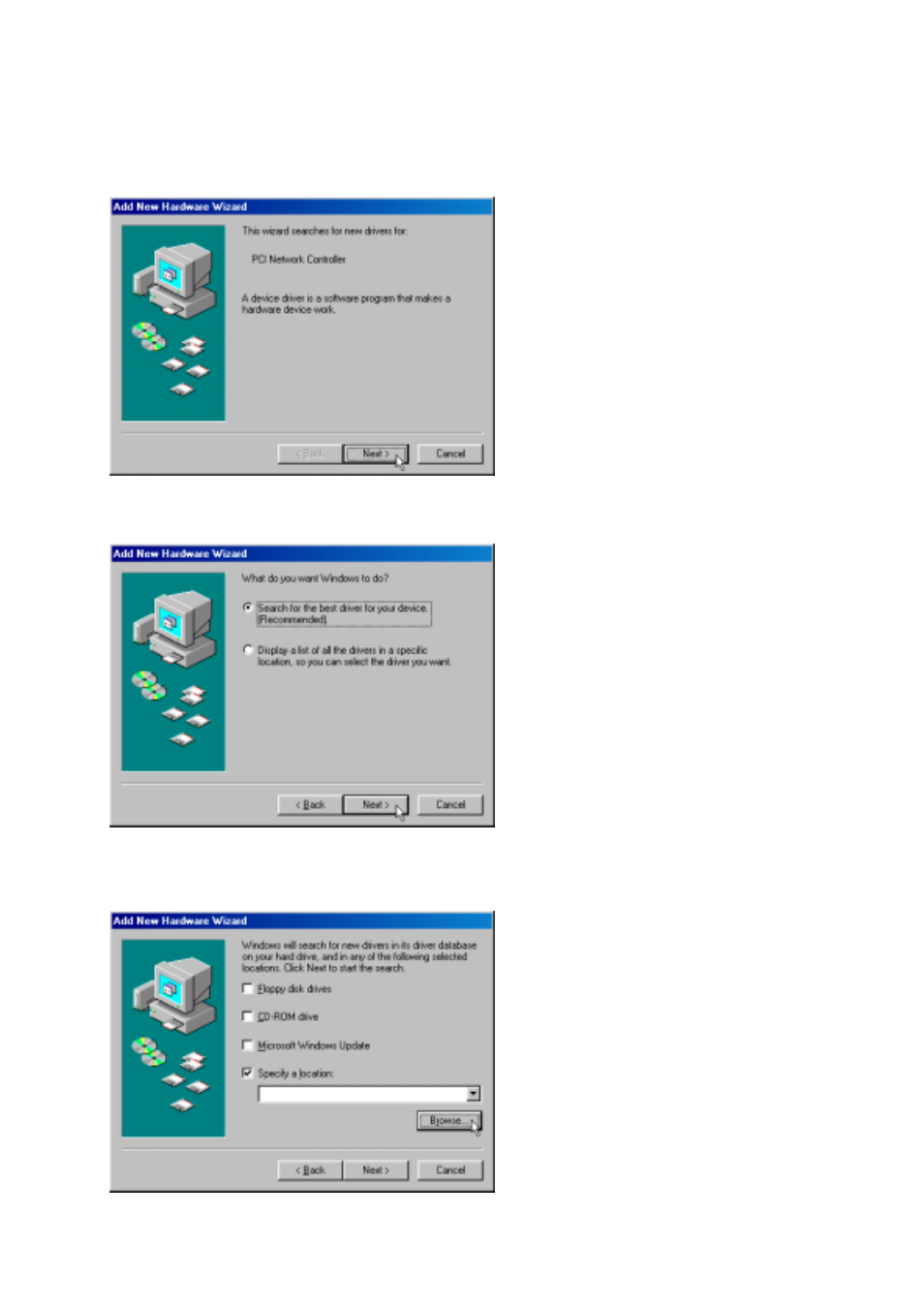 Windows 98/98se driver installation | D-Link DSL-100D User Manual | Page 11 / 48