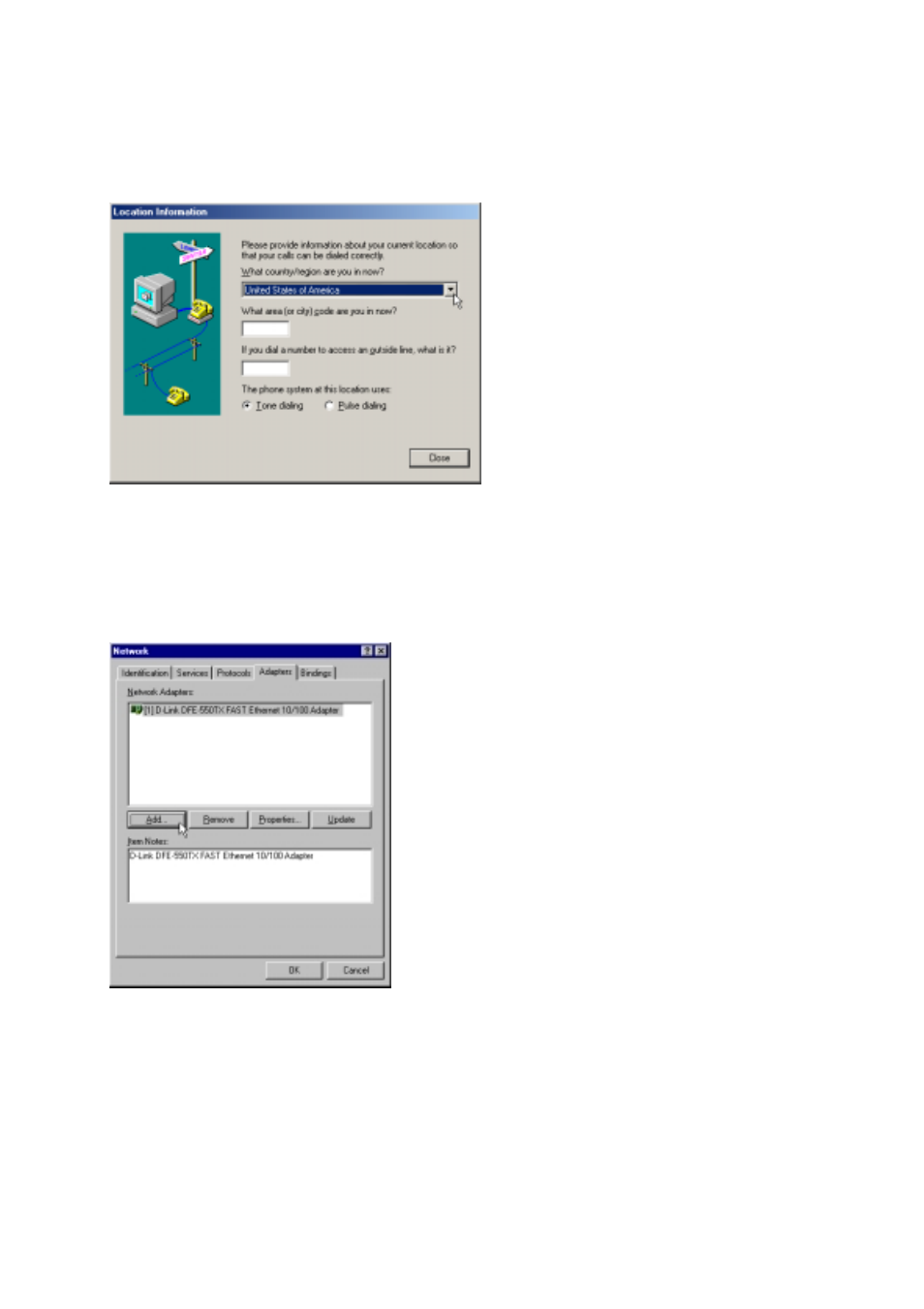 Windows nt 4.0 driver installation | D-Link DSL-100D User Manual | Page 23 / 48