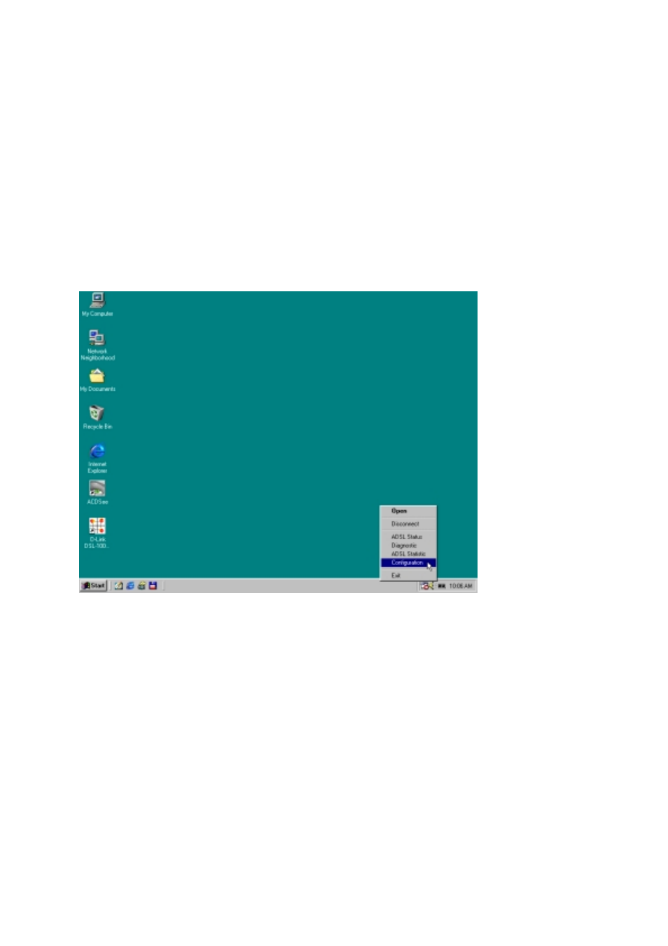 Configure modem, Onfigure, Odem | D-Link DSL-100D User Manual | Page 27 / 48