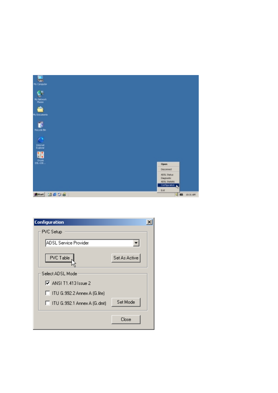 Configure modem for windows 2000 | D-Link DSL-100D User Manual | Page 29 / 48