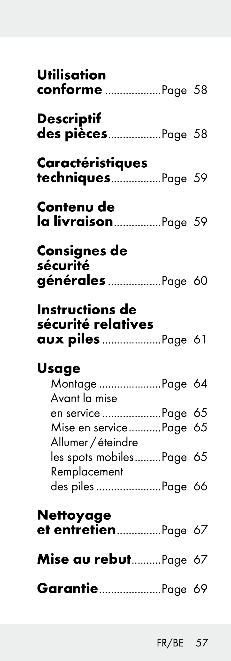 Livarno 102738-14-01/ 102738-14-02 User Manual | Page 57 / 102