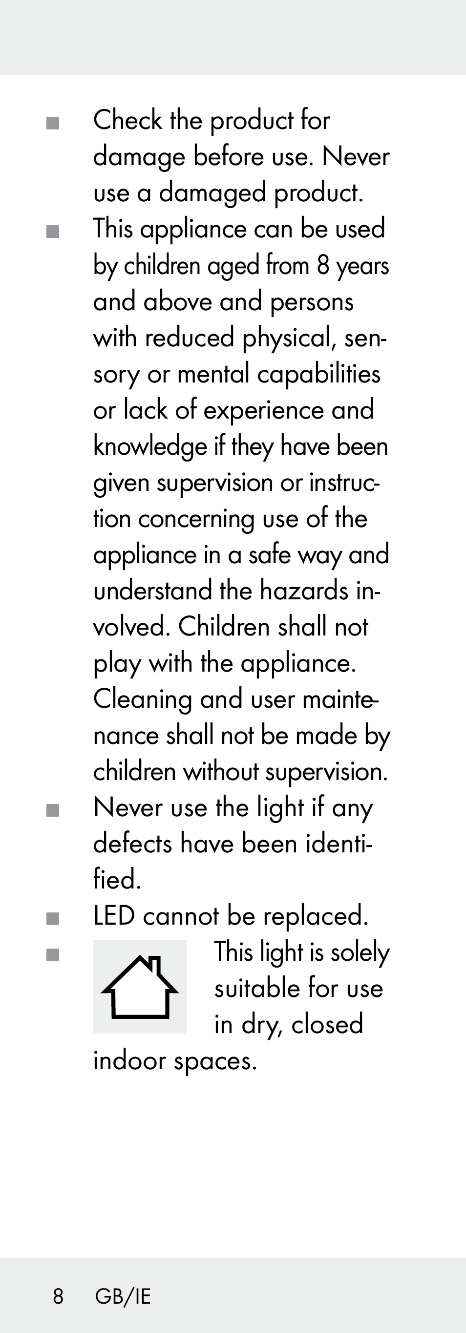 Livarno 102738-14-01/ 102738-14-02 User Manual | Page 8 / 102