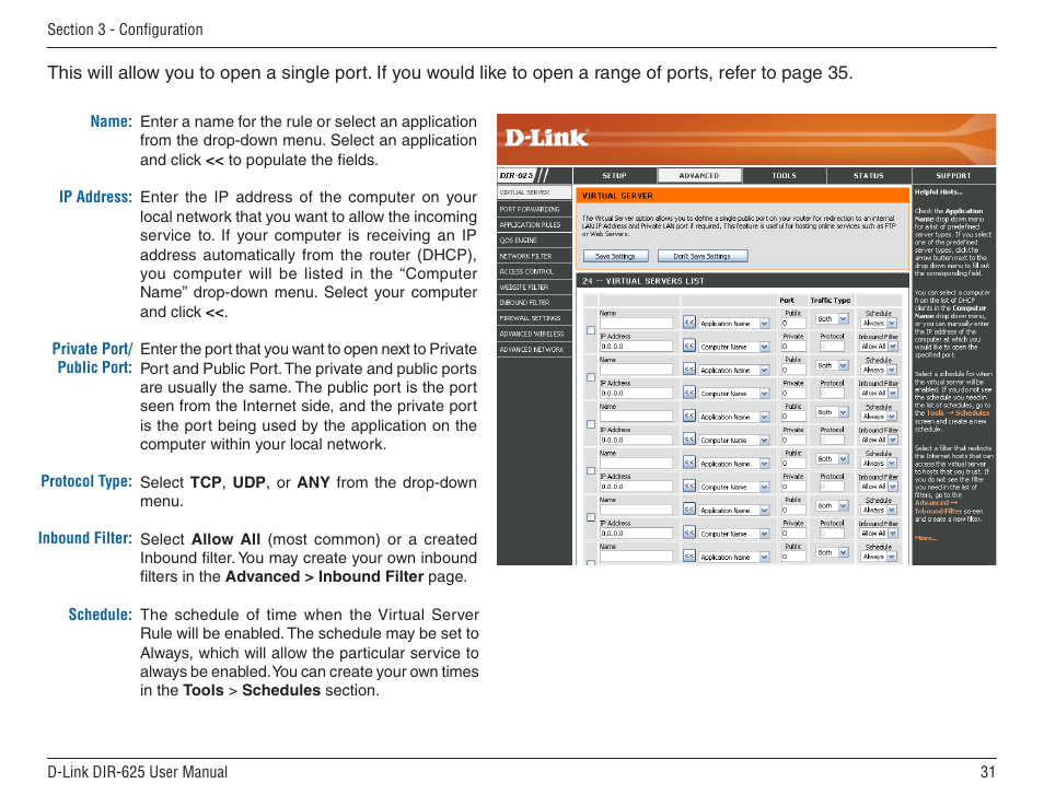 D-Link DIR-625 User Manual | Page 31 / 94