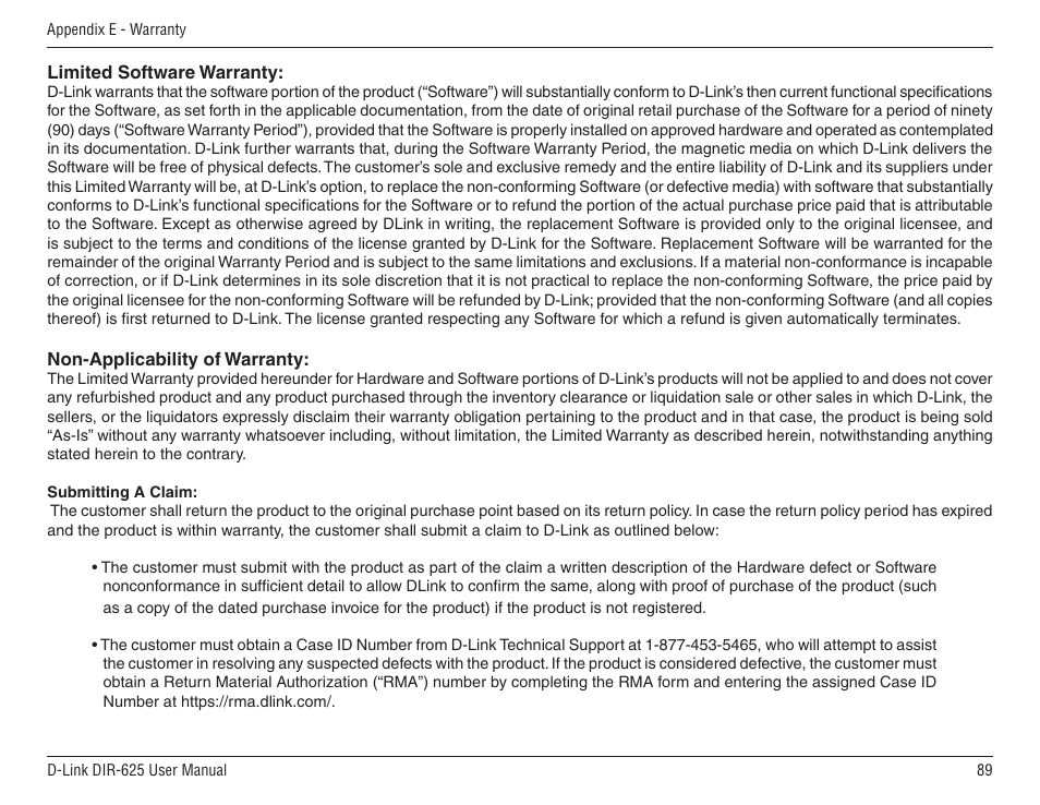 D-Link DIR-625 User Manual | Page 89 / 94