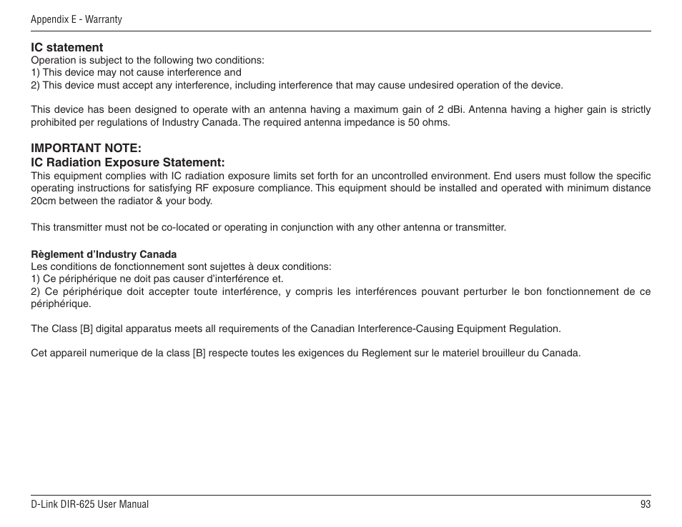 D-Link DIR-625 User Manual | Page 93 / 94