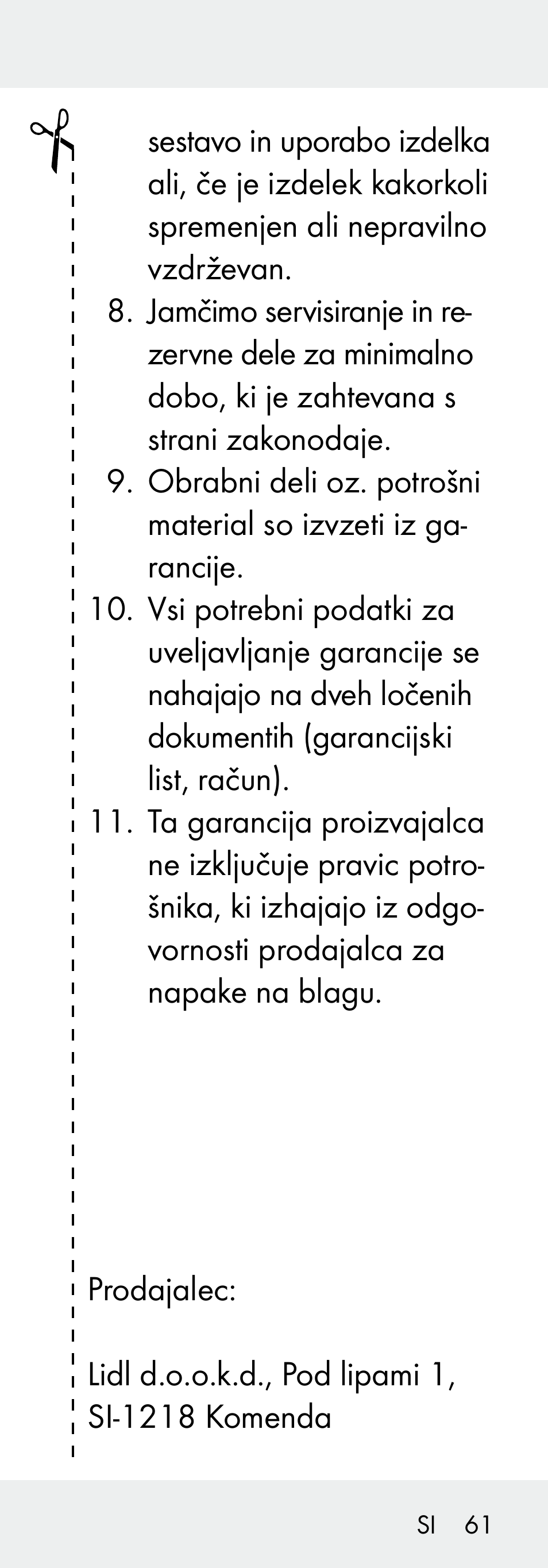 Livarno 102738-14-01/ 102738-14-02 User Manual | Page 61 / 104