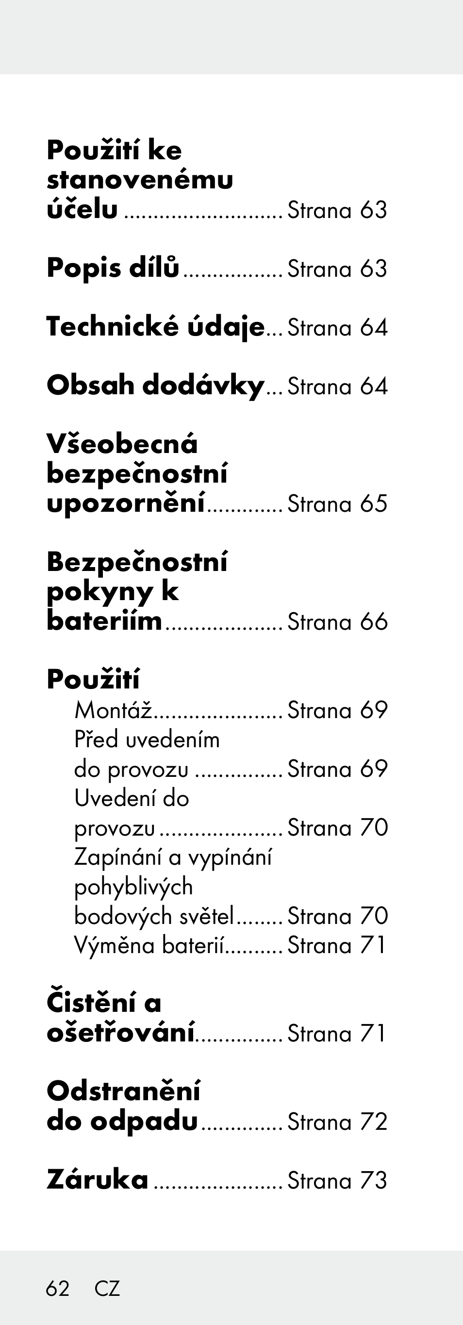 Livarno 102738-14-01/ 102738-14-02 User Manual | Page 62 / 104