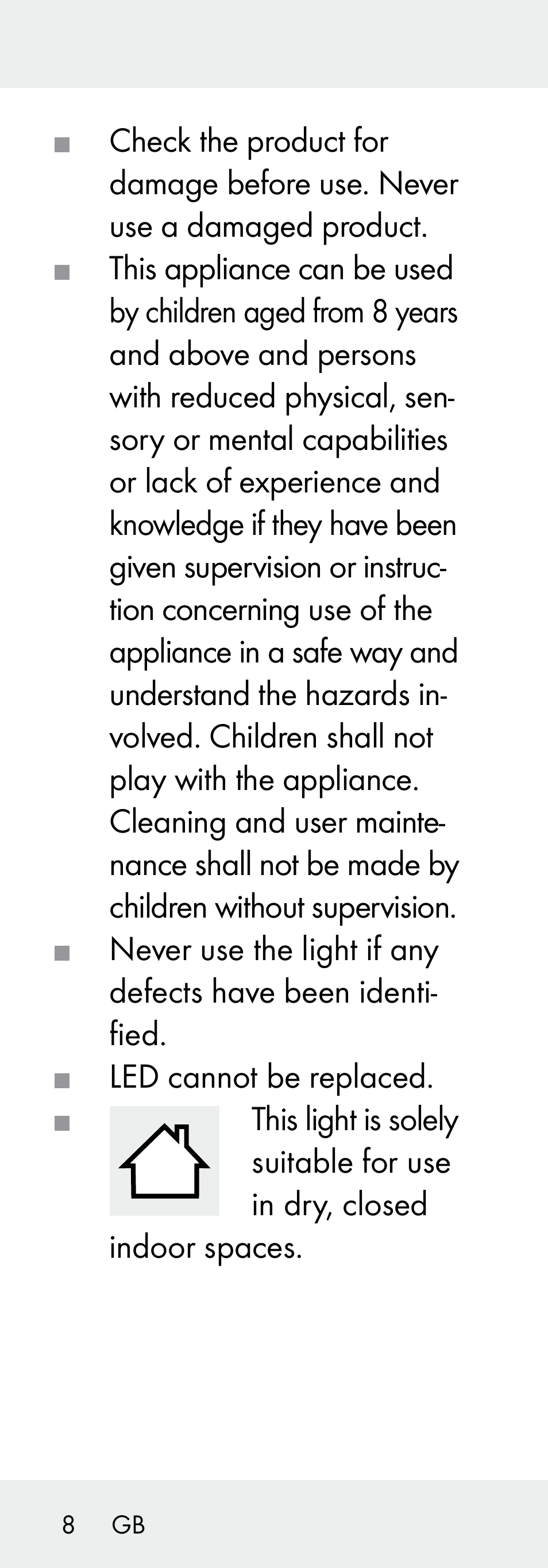 Livarno 102738-14-01/ 102738-14-02 User Manual | Page 8 / 104